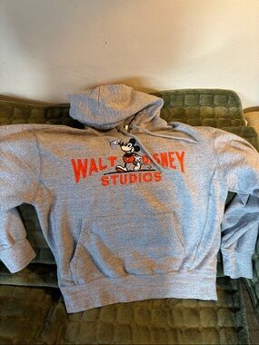 Walt Disney Studios Gray Mickey Mouse Hoodie